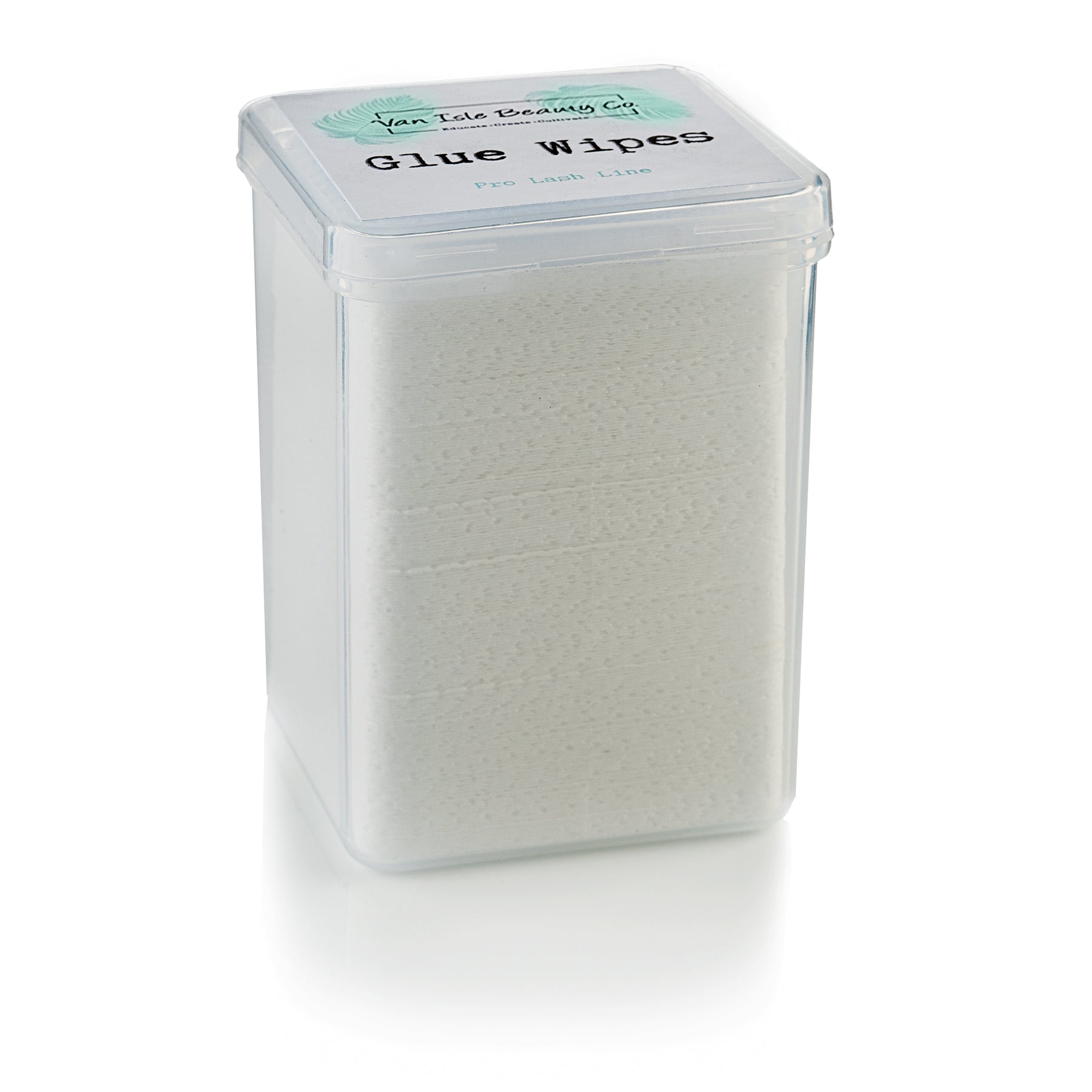 lash glue wipes used to clean the neck of the adhesive bottle