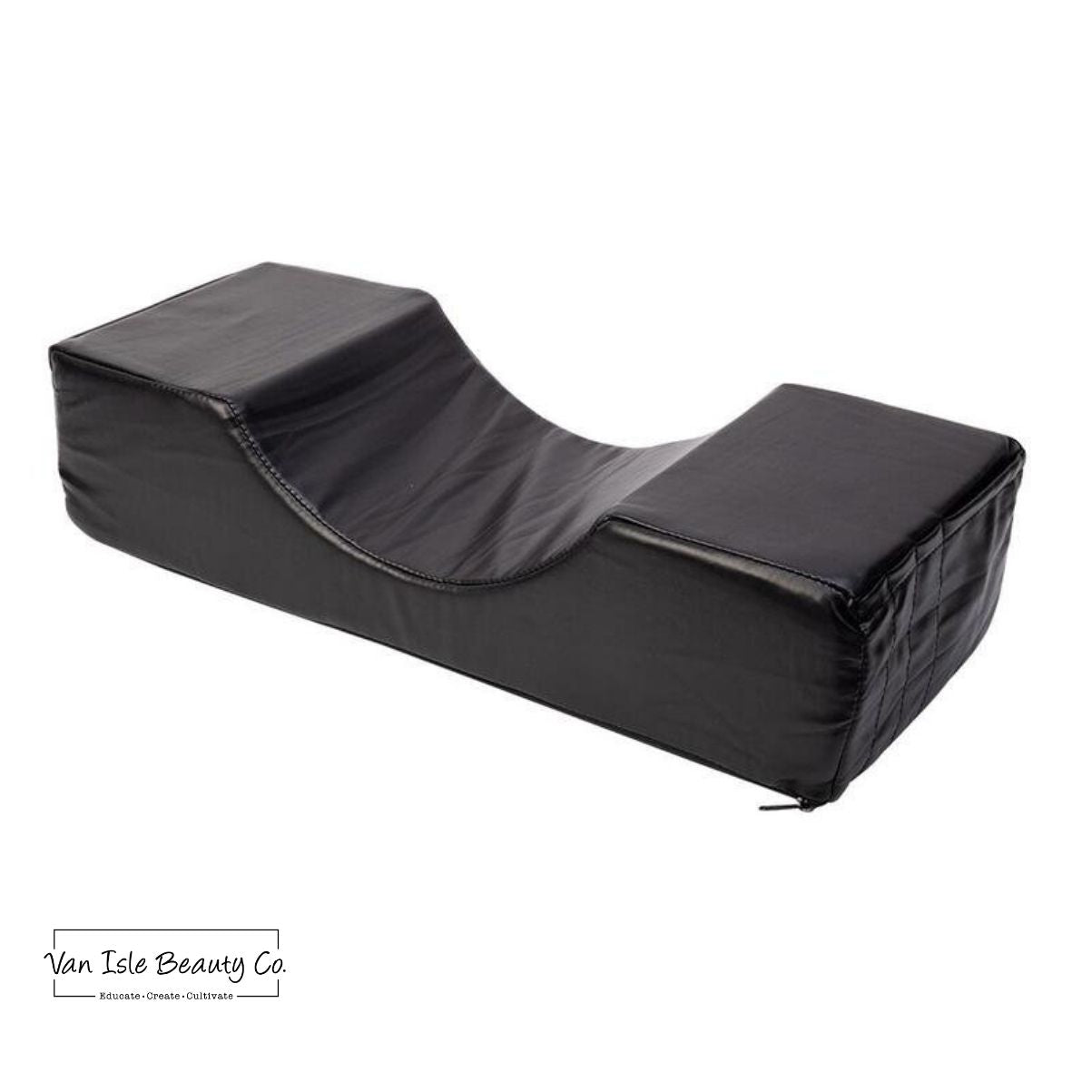 Ergonomic lash pillow for lash artists – memory foam with tool pockets and flat panels for lash application comfort