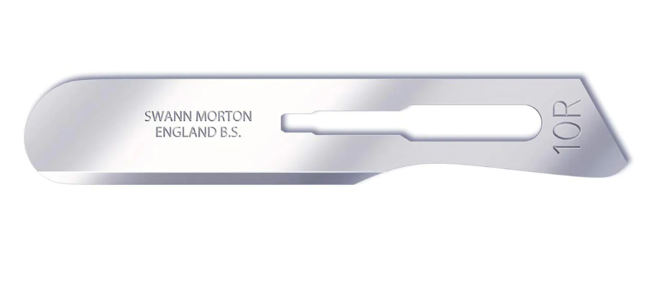 #10R Swann Morton Stainless Steel Dermaplaning Blades | Butter Baldes