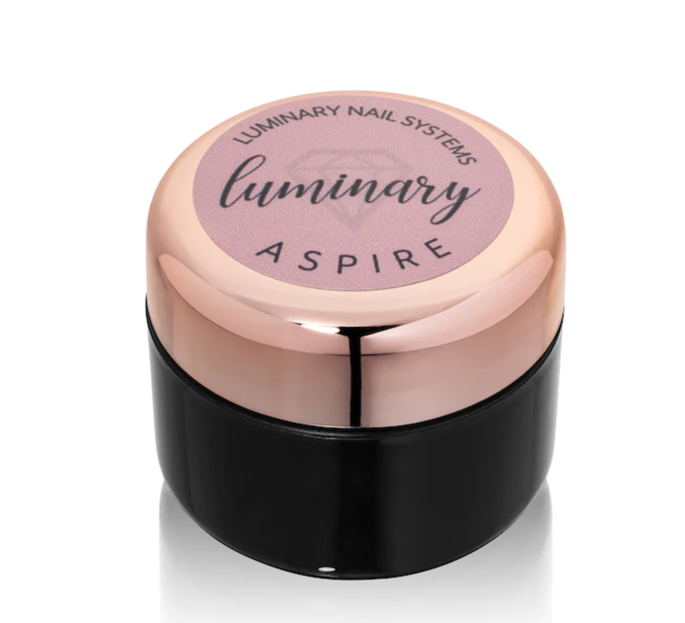 Luminary Aspire Nude Multi-Flex Gel Polish – Semi-Opaque Nude Builder Gel for Base, Overlay, or Extensions empty pot