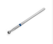 Medium-grit diamond ball bit for cuticle refinement in Luminary manicures