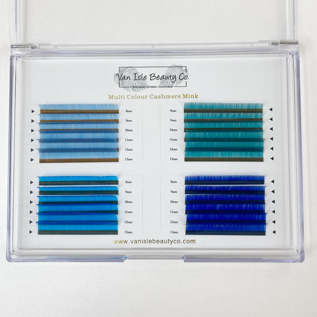 Multi Colour BLUE Lash Pallet | .07mm | XL | 8-13mm