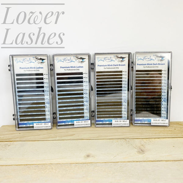 Lower lashes options