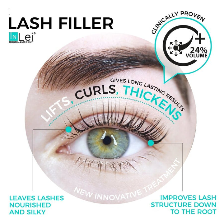 lash lift and tint course with Inlei Lash Filler