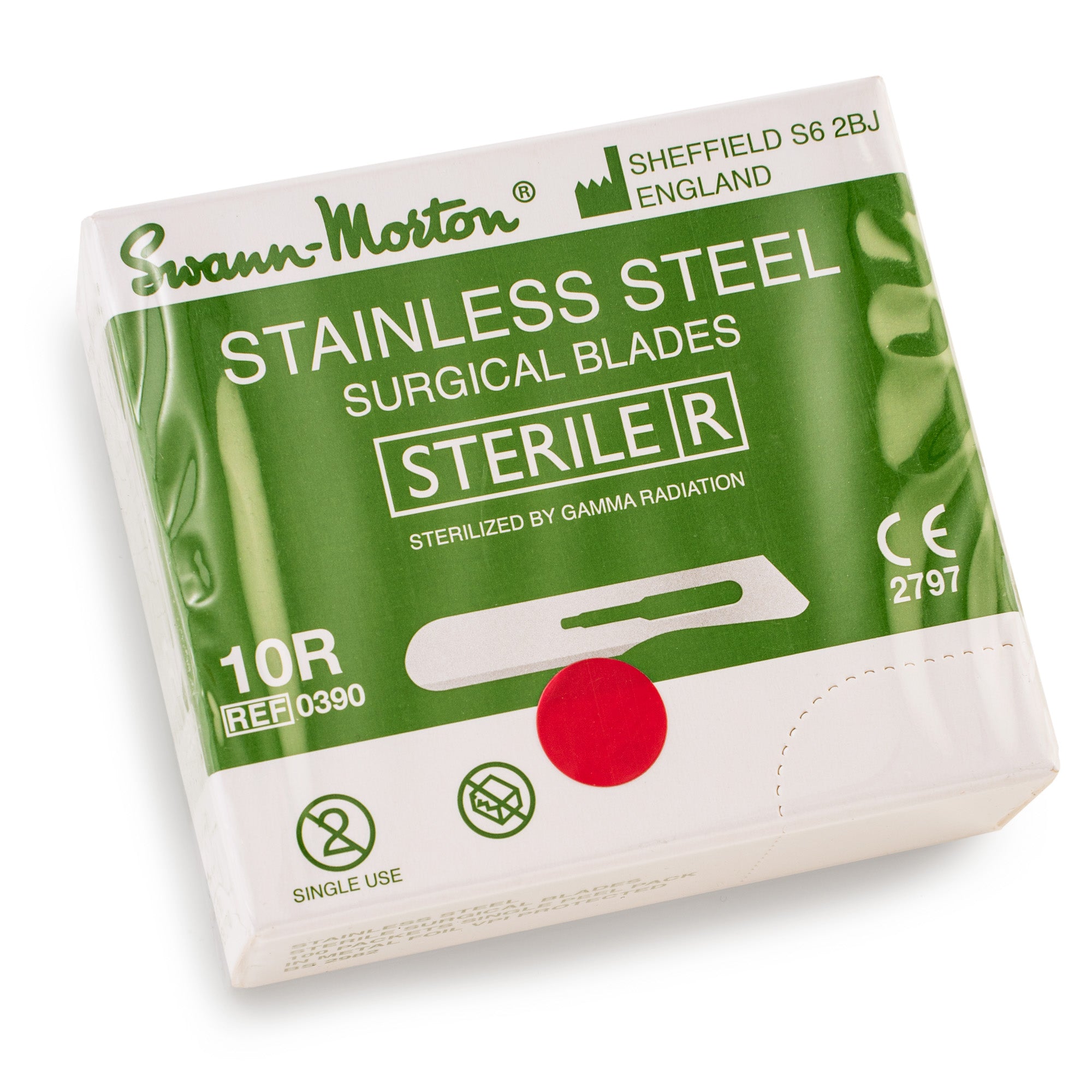 pack of 100 Dermaplaning 10R blades