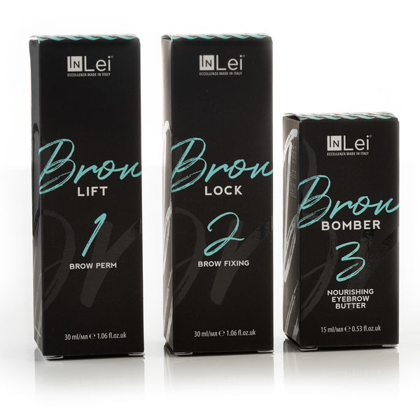 InLei® Brow Bomber Trio | Ascenseur 1 | Serrure 2 | Bombardier 3 | Bouteilles