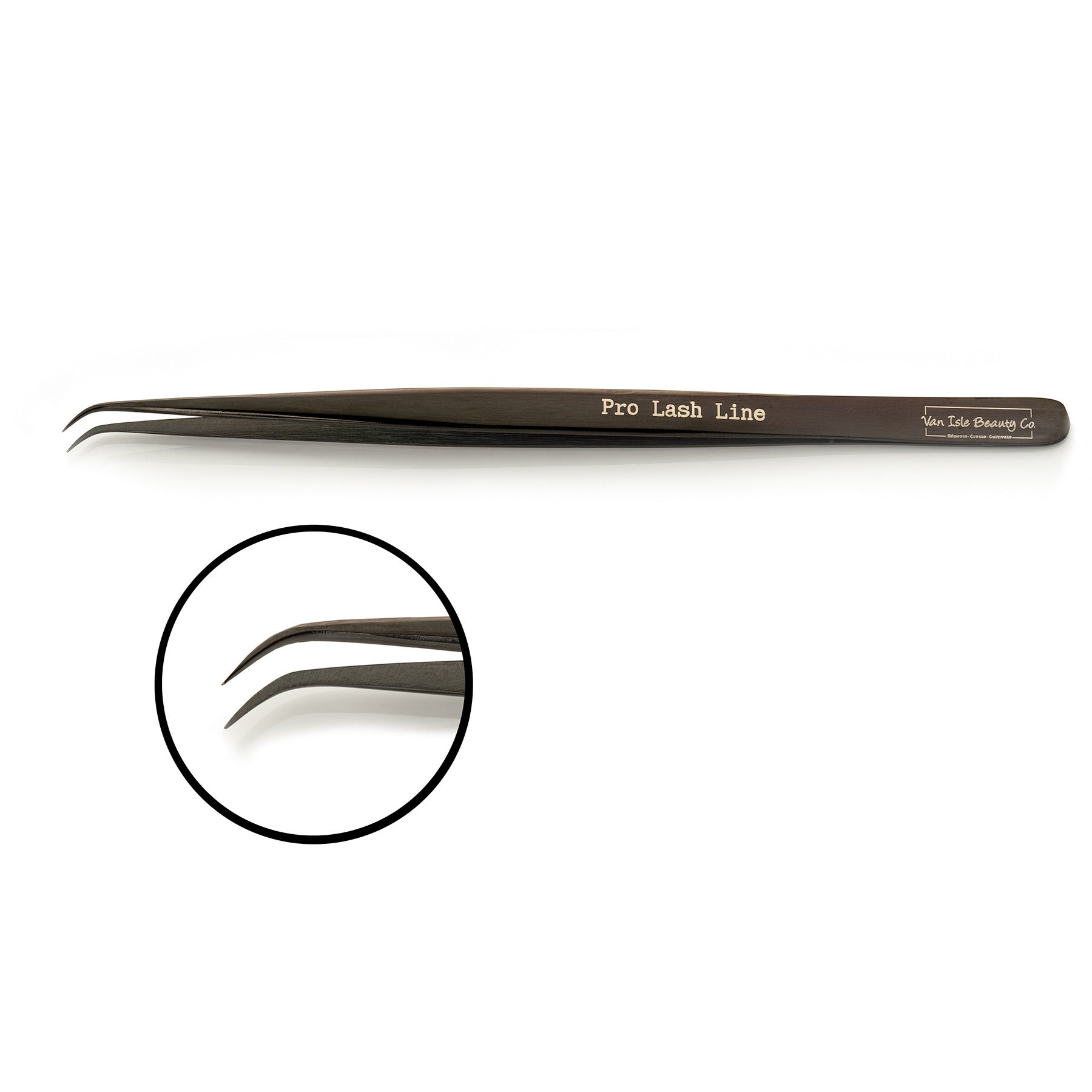 Pince à cils incurvée fine Kauai