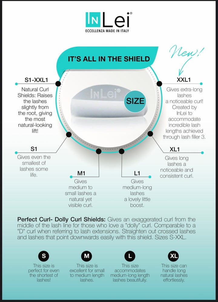 InLei® Size XXL Shield | 6 Pairs | Dolly Curl