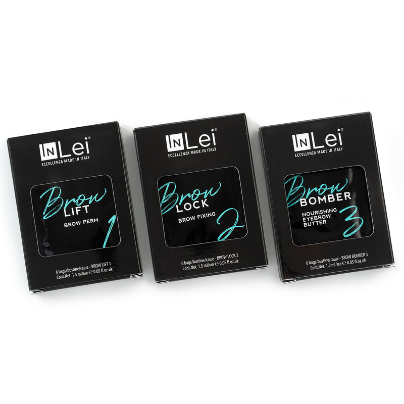 InLei® Brow Bomber Trio | Ascenseur 1 | Serrure 2 | Bombardier 3 | Sachets