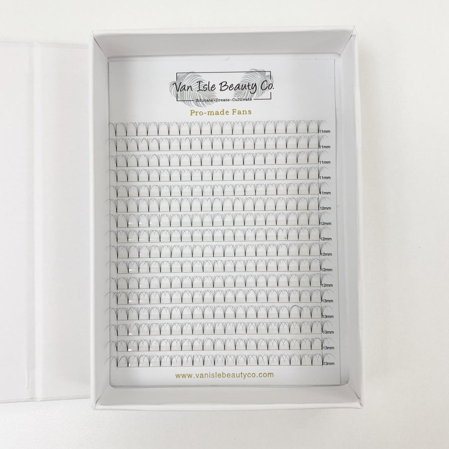 Pre-Made Volume Lash Fans 4D – C & D Curl in XL Tray