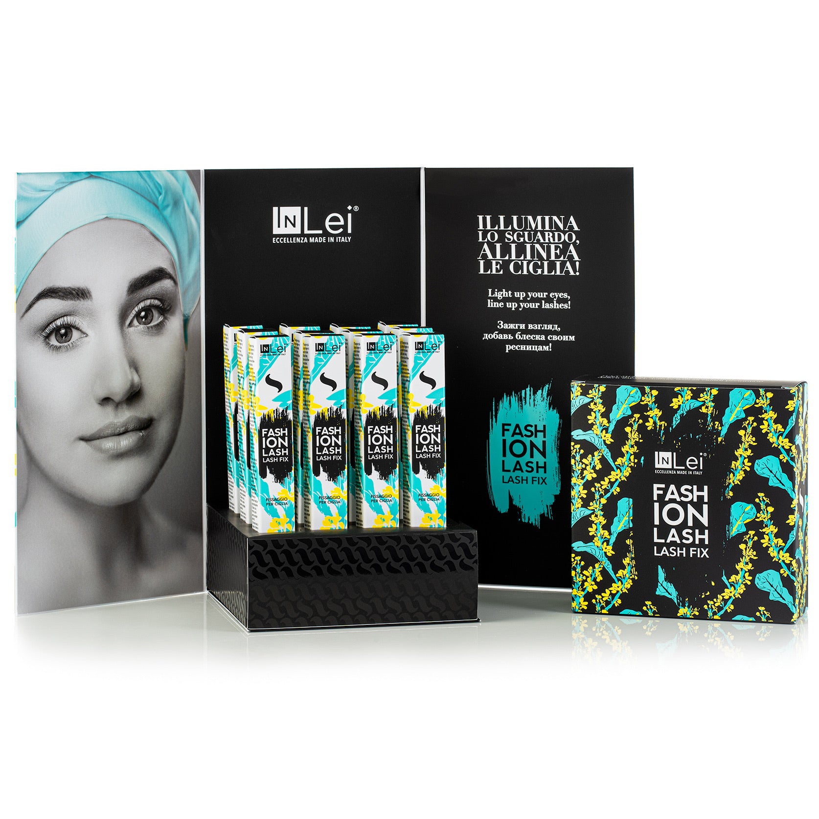 InLei® FASHION Lash & Brow Gel – 12-Piece Retail Counter Display