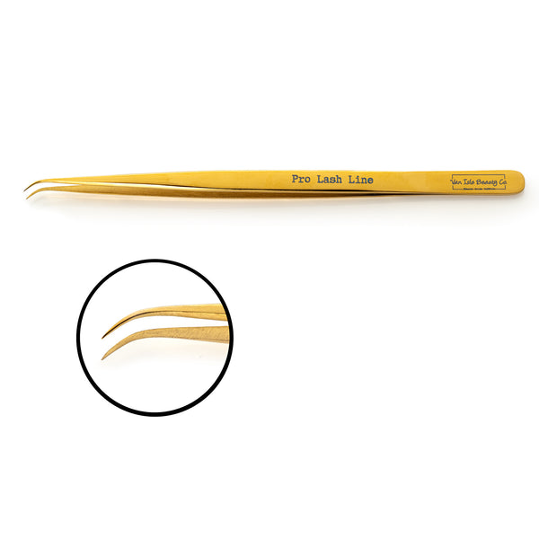 Kauai Slim Curved Lash Tweezer