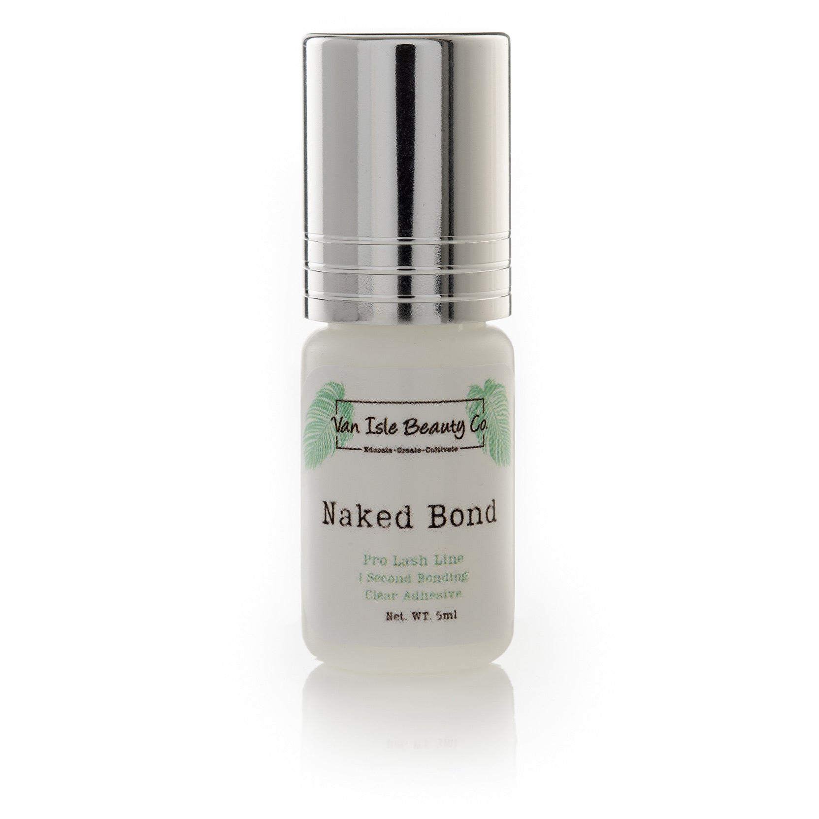 Naked Bond Clear Lash Adhesive – 1s Dry Time Transparent Lash Glue (5ml)