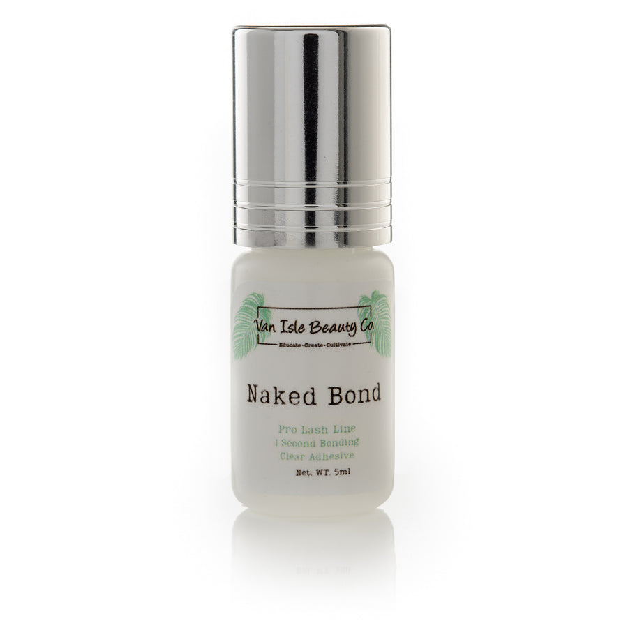 Naked Bond Clear Lash Adhesive – 1s Dry Time Transparent Lash Glue (5ml)