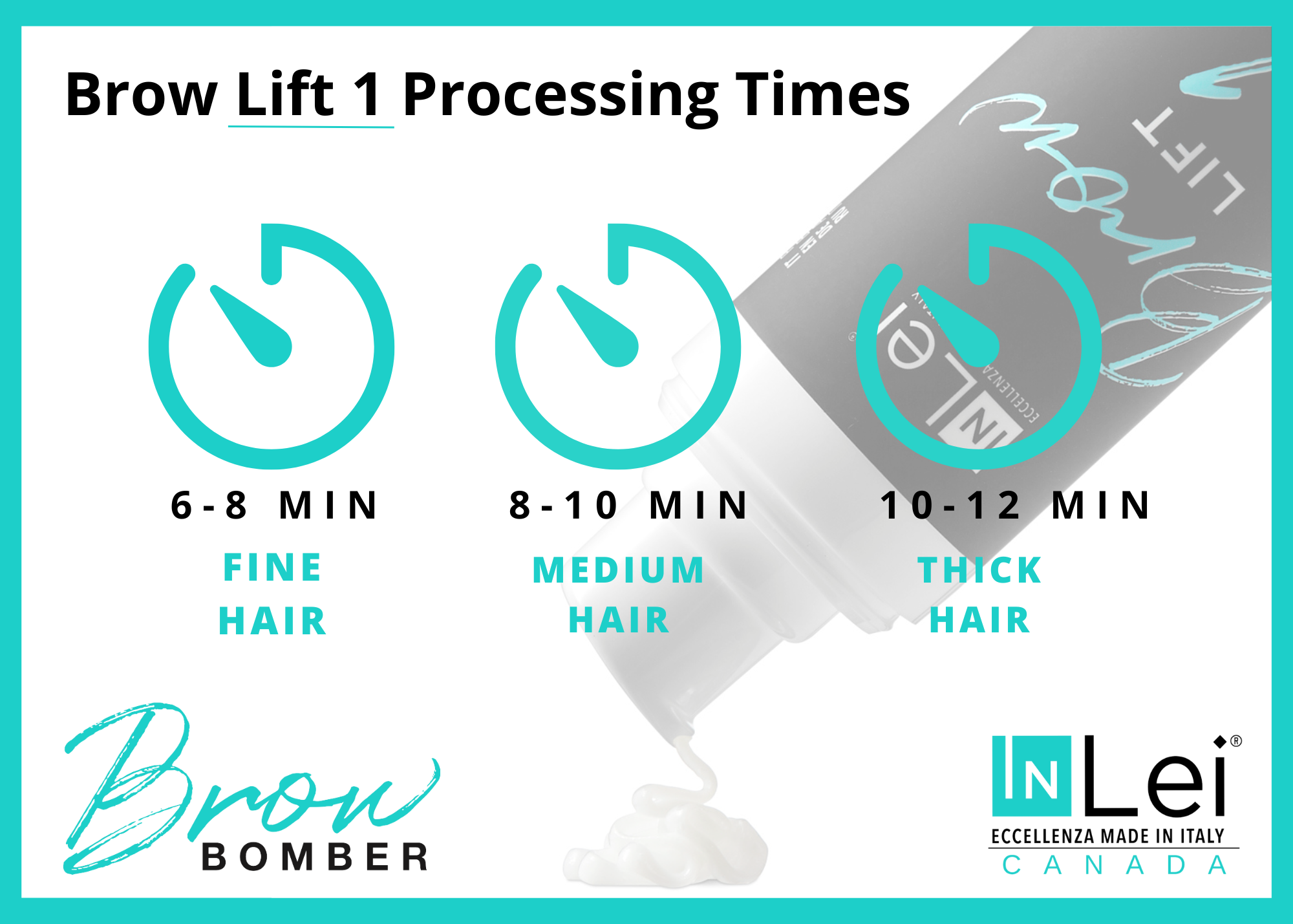 InLei® Lift 1 Brow Lamination | Bomber Sachets | 9x1.2ml